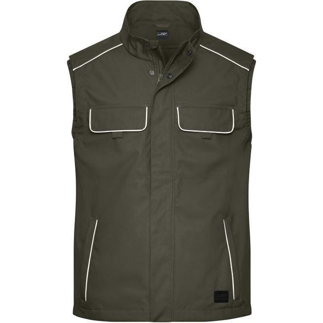 Workwear Softshell Light Vest - SOLID - - Professionelle, leichte Softshellweste im cleanen Look mit hochwertigen Details