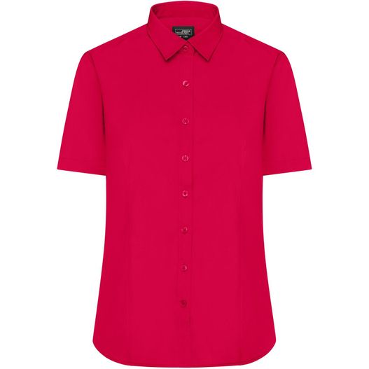 Ladies' Shirt Shortsleeve Poplin - Klassisches Shirt aus pflegeleichtem Mischgewebe (Bild 1)