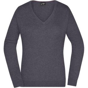 Ladies' V-Neck Pullover - Klassischer Baumwoll-Pullover