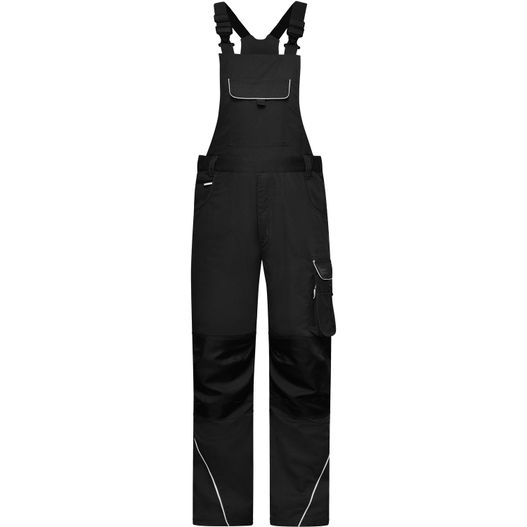 Workwear Pants with Bib - SOLID - - Funktionelle Latzhose im cleanen Look mit hochwertigen Details (Bild 1)