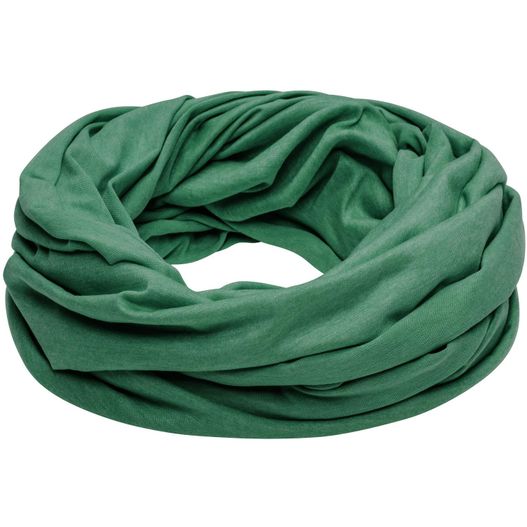 ein grüner schal auf weißem hintergrund Heather Summer Loop-Scarf - Urban-Style Schlauchschal (Bild 1)