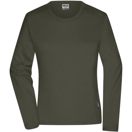 Ladies' Workwear-Longsleeve-T - Strapazierfähiges und pflegeleichtes Langarm Shirt (Bild 1)