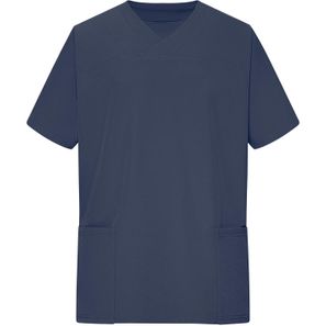 Men's Stretch-Kasack - Elastischer Kasack mit V-Ausschnitt