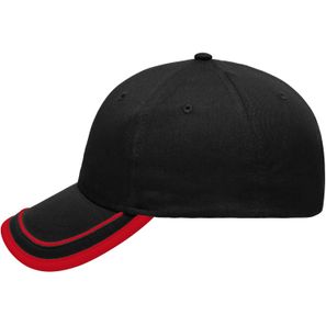6 Panel Piping Cap - Brushed 6 Panel Cap