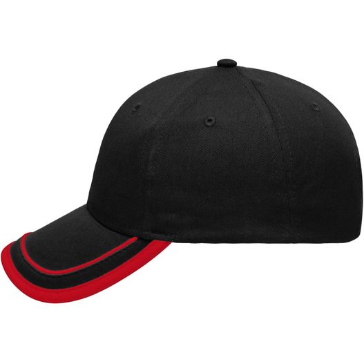 6 Panel Piping Cap - Brushed 6 Panel Cap (Bild 1)