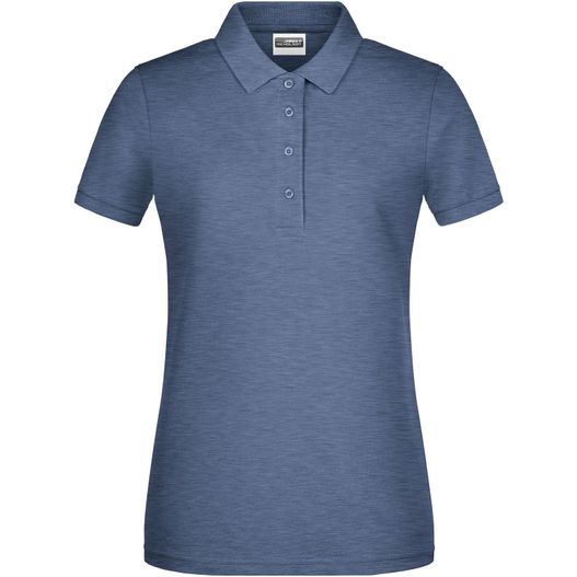 ein frauen poloshirt in blau Ladies' Basic Polo - Klassisches Poloshirt (Bild 1)