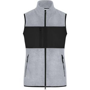 Ladies' Fleece Vest - Fleeceweste im Materialmix