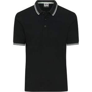 Men's Polo - Klassisches Polo mit Kontraststreifen an Kragen und Armbündchen in Piqué-Qualität