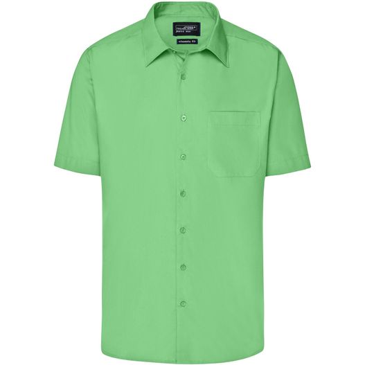 Men's Business Shirt Short-Sleeved - Klassisches Shirt aus strapazierfähigem Mischgewebe (Bild 1)