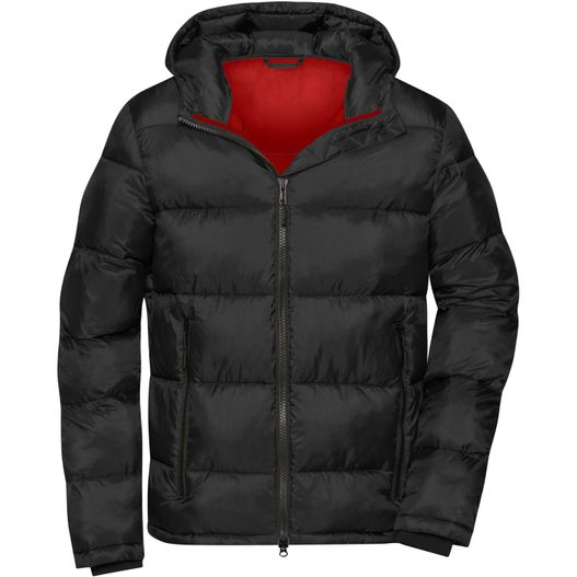 Men's Padded Jacket - Gesteppte Winterjacke aus recyceltem Polyester mit sorona®AURA Wattierung (Bild 1)
