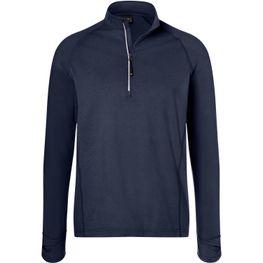 Men's Sports Shirt Half-Zip - Langarm-Shirt mit Reißverschluss für Sport und Freizeit