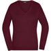 Ladies' V-Neck Pullover - Klassischer Baumwoll-Pullover