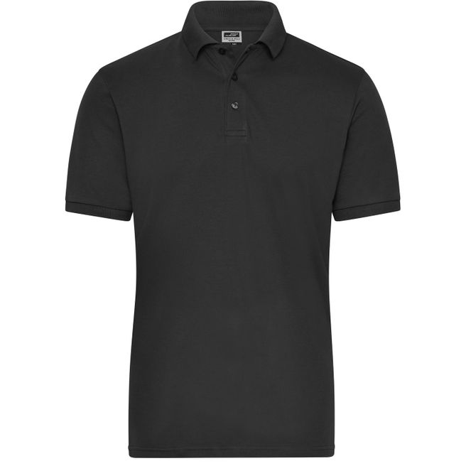 Men's BIO Stretch-Polo Work - SOLID - - Polo aus weichem Elastic-Piqué
