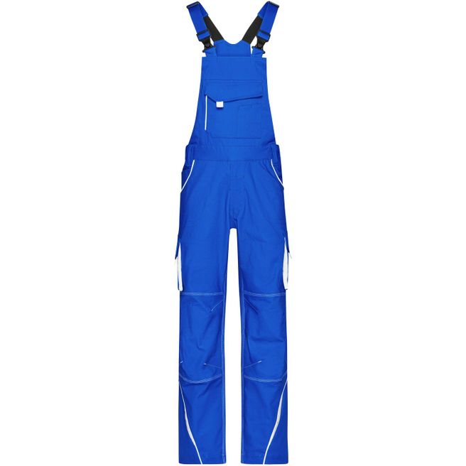 Workwear Pants with Bib - COLOR - - Funktionelle Latzhose im sportlichen Look mit hochwertigen Details