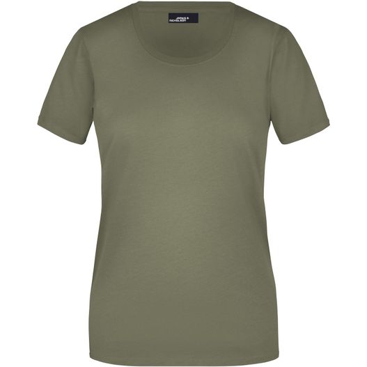 Ladies' Basic-T - Leicht tailliertes T-Shirt aus Single Jersey (Bild 1)