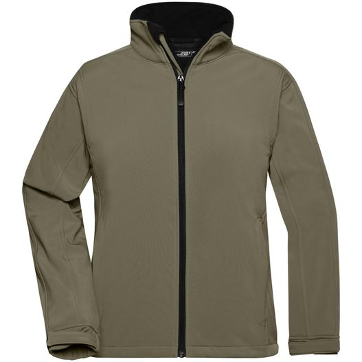 eine herren-shelljacke mit kapuze Ladies' Softshell Jacket - Trendige Jacke aus Softshell (Bild 1)