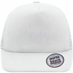 5 Panel Flat Peak Cap - 5 Panel Mesh Cap mit flachem Schild