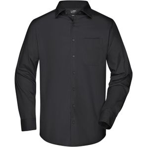 Men's Business Shirt Long-Sleeved - Klassisches Shirt aus strapazierfähigem Mischgewebe
