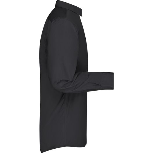 Men's Business Shirt Long-Sleeved - Klassisches Shirt aus strapazierfähigem Mischgewebe (Bild 3)