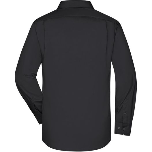 Men's Business Shirt Long-Sleeved - Klassisches Shirt aus strapazierfähigem Mischgewebe (Bild 2)