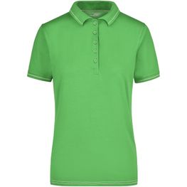 Ladies' Elastic Polo - Hochwertiges Poloshirt mit Kontraststreifen
