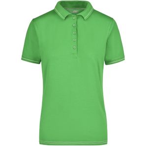 Ladies' Elastic Polo - Hochwertiges Poloshirt mit Kontraststreifen