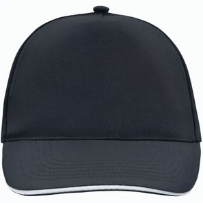 5 Panel Promo Sandwich Cap - 5 Panel Promo Cap mit kontrastfarbigem Sandwich