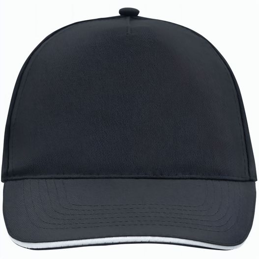 Produktabbildung 5 Panel Promo Sandwich Cap - 5 Panel Promo Cap mit kontrastfarbigem Sandwich 5 Panel Promo Sandwich Cap - 5 Panel Promo Cap mit kontrastfarbigem Sandwich (Bild 1)