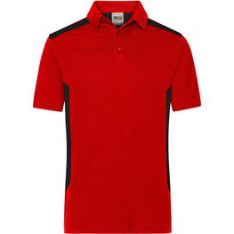 Men's Workwear Polo - STRONG - - Strapazierfähiges und pflegeleichtes Polo mit Kontrasteinsätzen