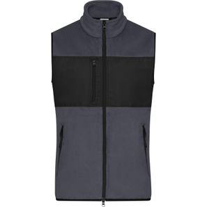 Men's Fleece Vest - Fleeceweste im Materialmix