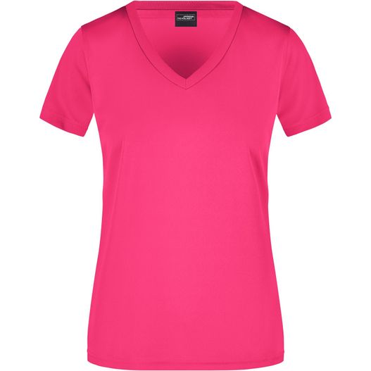 Ladies' Active-V - Funktions T-Shirt für Freizeit und Sport (Bild 1)