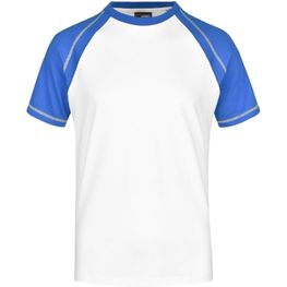 Men's Raglan-T - T-Shirt in sportlicher, zweifarbiger Optik