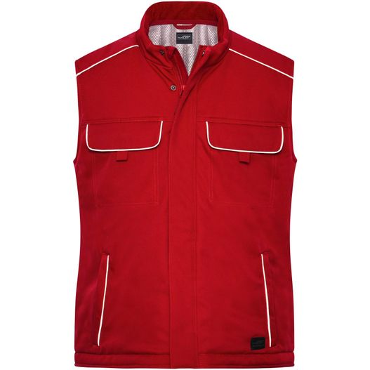 Workwear Softshell Padded Vest - SOLID - - Professionelle Softshellweste mit warmem Innenfutter und hochwertigen Details im cleanen Look (Bild 1)