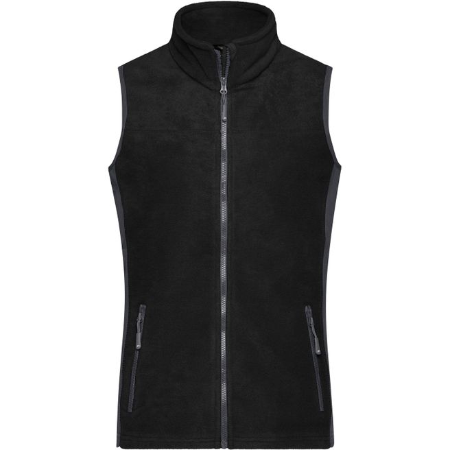 Ladies' Workwear Fleece Vest - STRONG - - Strapazierfähige Fleeceweste im Materialmix