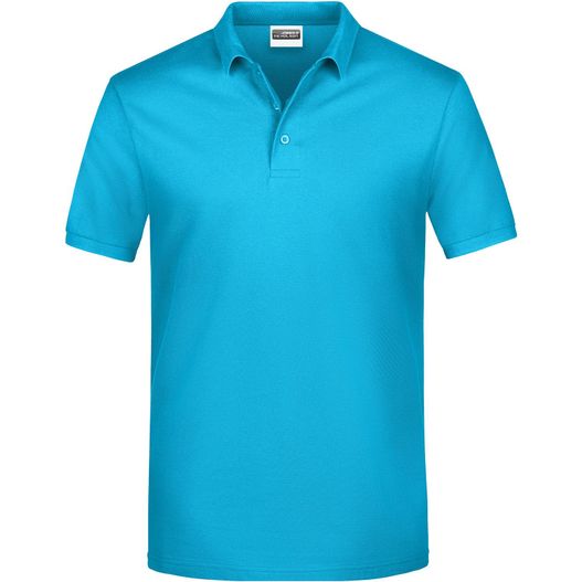 ein blaues poloshirt auf weißem hintergrund Promo Polo Man - Klassisches Poloshirt (Bild 1)