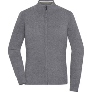 Ladies' Zip-Cardigan - Klassische Strickjacke mit Reißverschluss