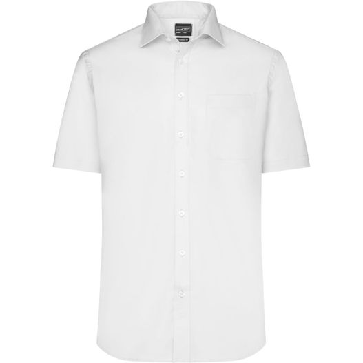 Men's Shirt Shortsleeve Micro-Twill - Klassisches Shirt in pflegeleichter Baumwollqualität (Bild 1)
