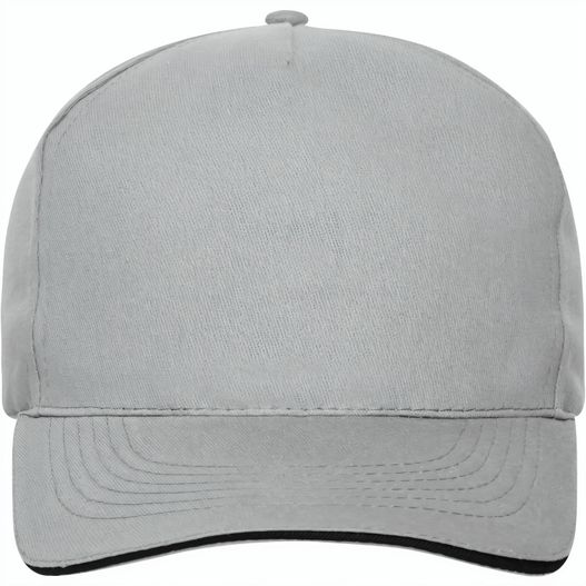 Produktabbildung 5 Panel Sandwich Cap Bio Cotton - 5 Panel Cap mit ungebürsteter Oberfläche 5 Panel Sandwich Cap Bio Cotton - 5 Panel Cap mit ungebürsteter Oberfläche (Bild 1)