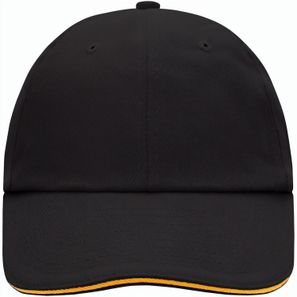 6 Panel Raver Sandwich Cap - Klassisches Allround-Cap mit kontrastfarbigem Sandwich