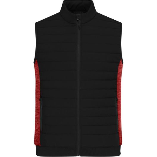 Produktabbildung Men's Padded Hybrid Vest - Wattierte Weste mit Stehkragen im attraktiven Materialmix Men's Padded Hybrid Vest - Wattierte Weste mit Stehkragen im attraktiven Materialmix (Bild 1)