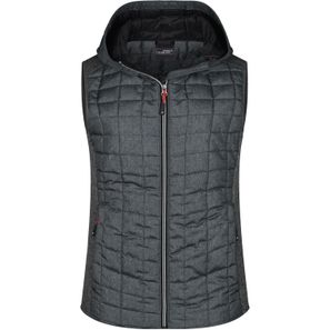 Ladies' Knitted Hybrid Vest - Weste im stylischen Materialmix