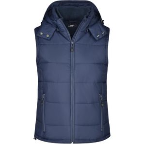 Ladies' Padded Vest - Modische Steppweste mit abnehmbarer Kapuze