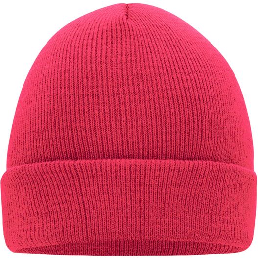 eine rote mütze auf weißem hintergrund Knitted Cap - Klassische Strickmütze in vielen Farben (Bild 1)