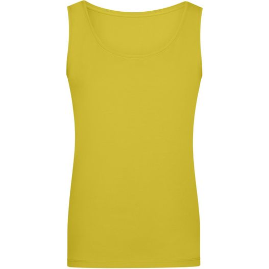 ein frauen gelbes tanktop Ladies' Elastic Top - Klassiches Tank-Top (Bild 1)
