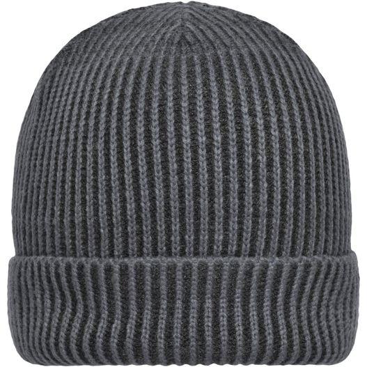Ribbed Beanie - Aparte Strickmütze mit Krempe (Bild 1)