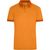 Men's Heather Polo - Melange Polo mit modischen Details