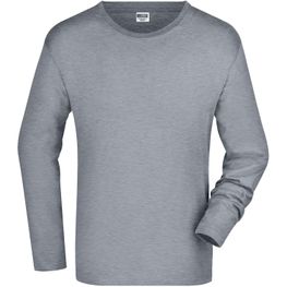 Men's Long-Sleeved Medium - Langarm T-Shirt aus Single Jersey