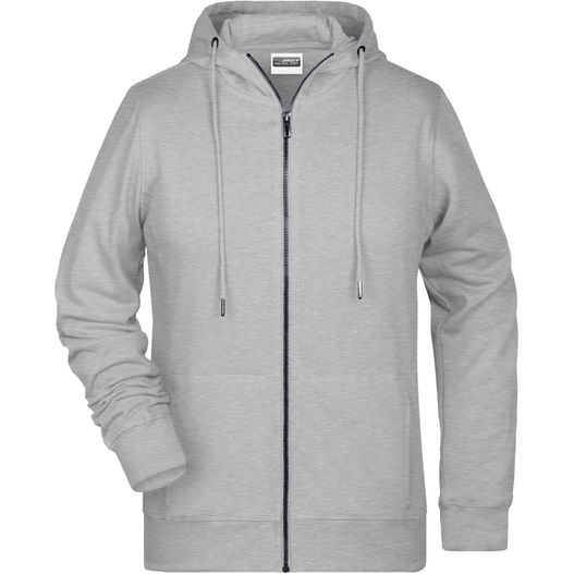 Ladies' Zip Hoody - Sweatjacke mit Kapuze und Reißverschluss (Bild 1)