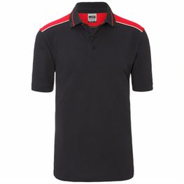 Men's Workwear Polo - COLOR - - Pflegeleichtes und strapazierfähiges Polo mit Kontrasteinsätzen
