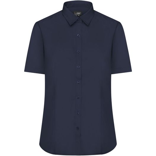 Ladies' Shirt Shortsleeve Poplin - Klassisches Shirt aus pflegeleichtem Mischgewebe (Bild 1)